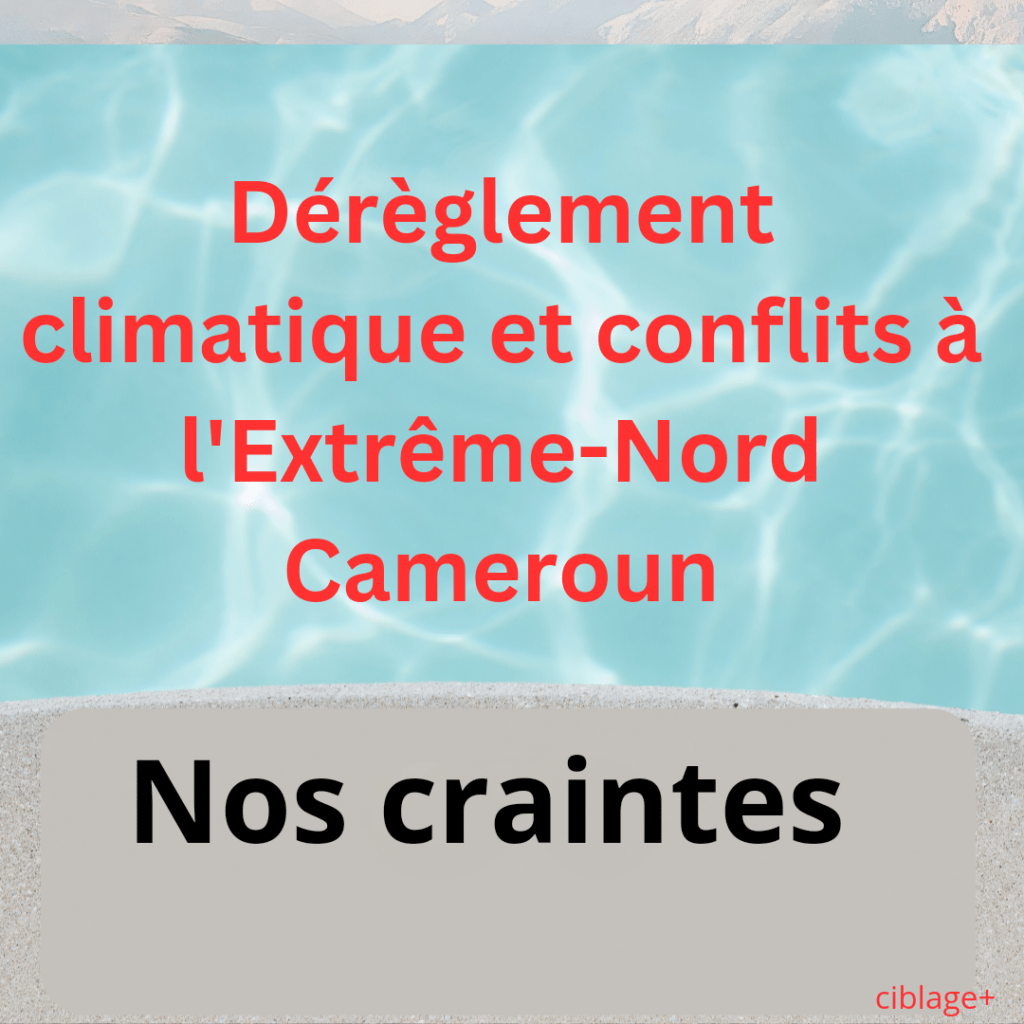 Article : Nos craintes sur le dérèglement climatique et conflits à l’Extrême-Nord du Cameroun